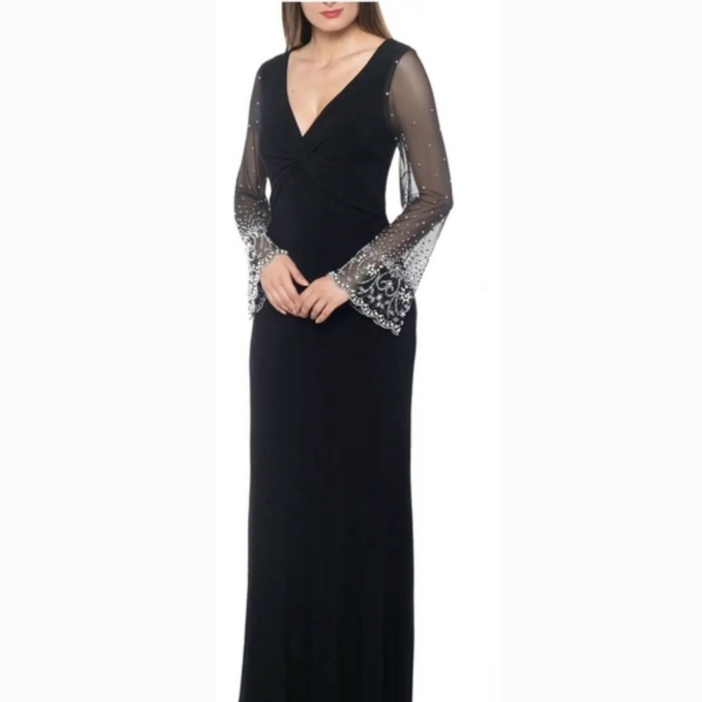 MARINA
Women’s Embellished Bell Sleeve Gown